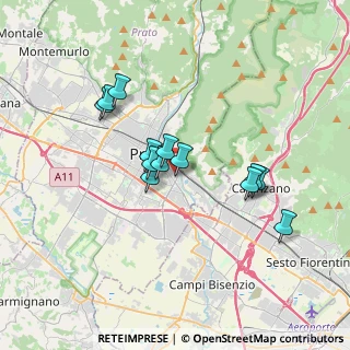 Mappa Via Filippo Brunelleschi, 59100 Prato PO, Italia (2.95231)