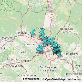 Mappa Via Filippo Brunelleschi, 59100 Prato PO, Italia (11.33368)