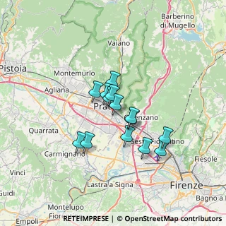 Mappa Via Filippo Brunelleschi, 59100 Prato PO, Italia (4.95214)