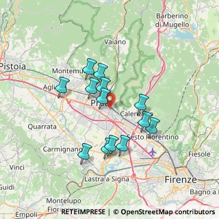 Mappa Via Filippo Brunelleschi, 59100 Prato PO, Italia (6.09615)