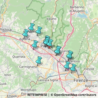 Mappa Via Filippo Brunelleschi, 59100 Prato PO, Italia (5.67563)