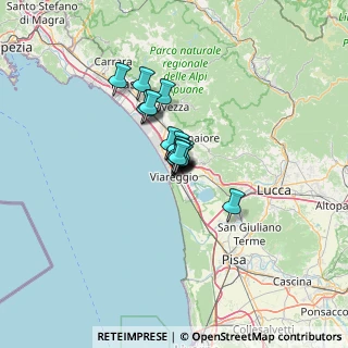 Mappa Via Sant' Antonio M. Pucci, 55049 Viareggio LU, Italia (6.28706)