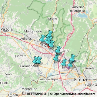 Mappa Via Cesare Grassi, 59100 Prato PO, Italia (4.94714)
