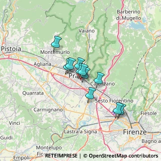 Mappa Via Cesare Grassi, 59100 Prato PO, Italia (4.60364)