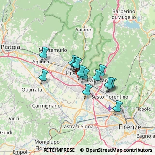 Mappa Via Cesare Grassi, 59100 Prato PO, Italia (4.85375)