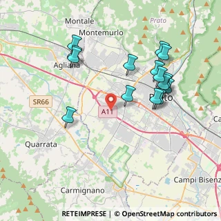 Mappa Via della Goraccia, 59100 Prato PO, Italia (4.08733)
