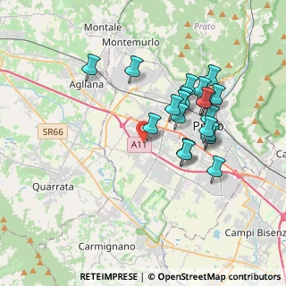 Mappa Via della Goraccia, 59100 Prato PO, Italia (3.473)