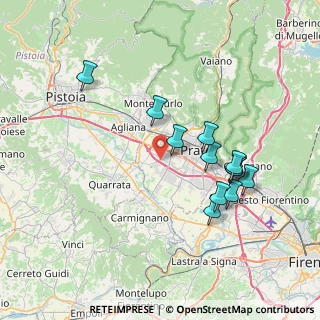 Mappa Via della Goraccia, 59100 Prato PO, Italia (7.2925)