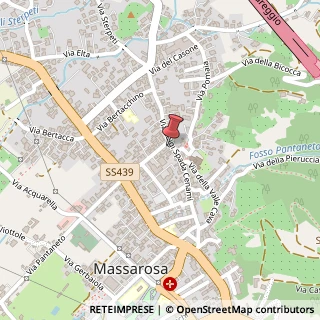 Mappa Via Luigi Spada Cenami, 268E, 55054 Massarosa, Lucca (Toscana)