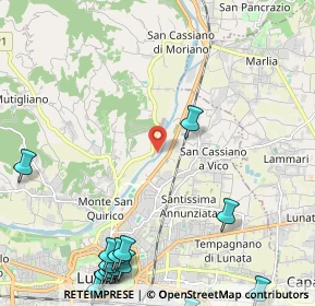 Mappa Via Della Macchia, 55100 Lucca LU, Italia (3.488)