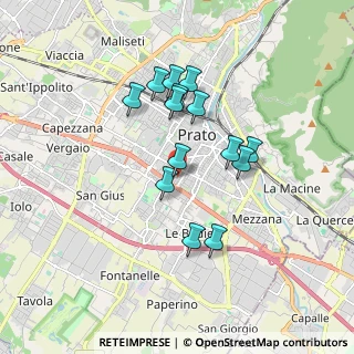 Mappa Via Torino, 59100 Prato PO, Italia (1.52571)