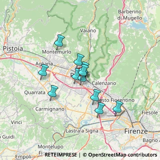 Mappa Via Lorenzo da Pelago, 59100 Prato PO, Italia (5.23545)