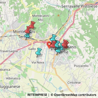Mappa Via Tevere, 51019 Pieve a Nievole PT, Italia (1.16308)