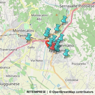 Mappa Via Tevere, 51019 Pieve a Nievole PT, Italia (1.07286)