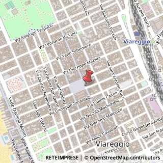 Mappa Via Antonio Fratti,  216, 55049 Viareggio, Lucca (Toscana)