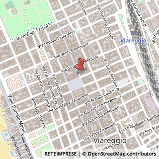 Mappa Via Antonio Fratti, 133, 55049 Viareggio, Lucca (Toscana)