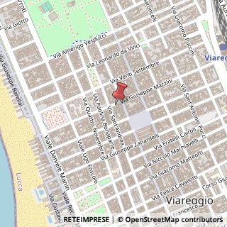 Mappa Via Giuseppe Mazzini, 77, 55049 Viareggio, Lucca (Toscana)