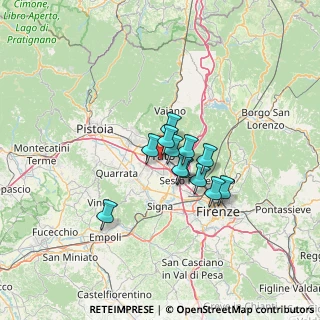 Mappa Via Giovacchino Pelagatti, 59100 Prato PO, Italia (8.46)