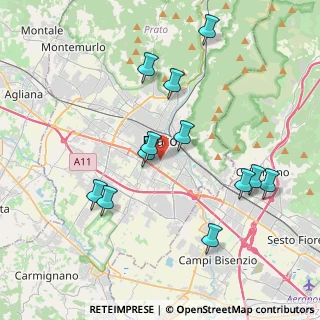 Mappa Via Giovacchino Pelagatti, 59100 Prato PO, Italia (4.06167)