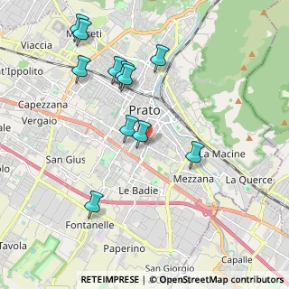 Mappa Via Giovacchino Pelagatti, 59100 Prato PO, Italia (2.11182)