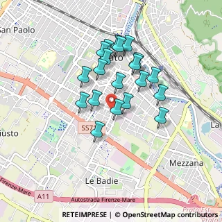 Mappa Via Giovacchino Pelagatti, 59100 Prato PO, Italia (0.752)