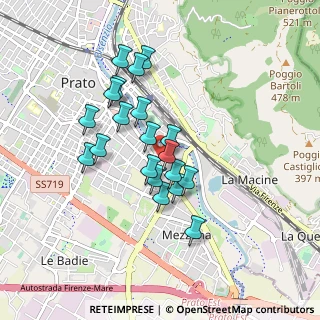 Mappa Via Giovanni Fattori, 59100 Prato PO, Italia (0.75)