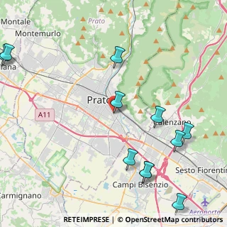 Mappa Via Giovanni Fattori, 59100 Prato PO, Italia (5.71)