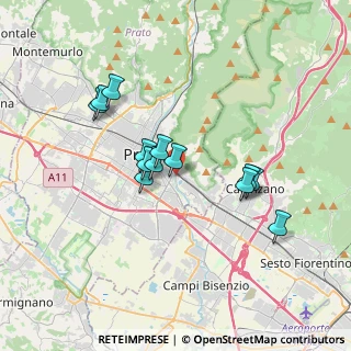 Mappa Via De Gasperi Alcide, 59100 Prato PO, Italia (3.05385)
