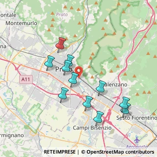 Mappa Via De Gasperi Alcide, 59100 Prato PO, Italia (3.70727)