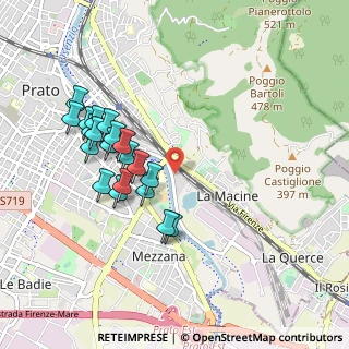 Mappa Via De Gasperi Alcide, 59100 Prato PO, Italia (0.9475)