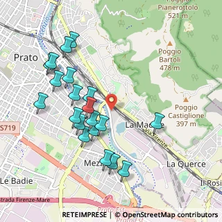 Mappa Via De Gasperi Alcide, 59100 Prato PO, Italia (1.0295)