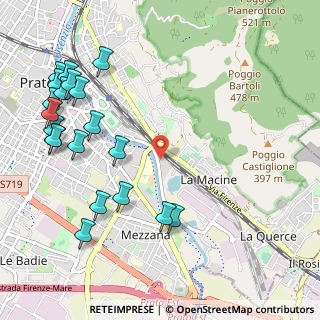 Mappa Viale Alcide de Gasperi, 59100 Prato PO, Italia (1.379)