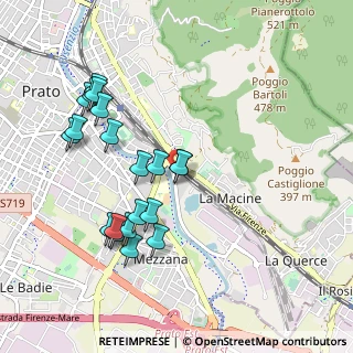 Mappa Via De Gasperi Alcide, 59100 Prato PO, Italia (1.0155)