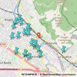 Mappa Via De Gasperi Alcide, 59100 Prato PO, Italia (1.15)
