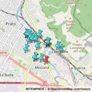 Mappa Viale Alcide de Gasperi, 59100 Prato PO, Italia (0.719)