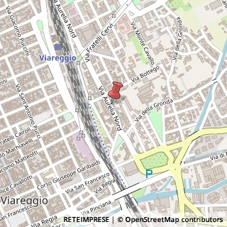 Mappa Via Aurelia Nord, 48, 55049 Viareggio, Lucca (Toscana)