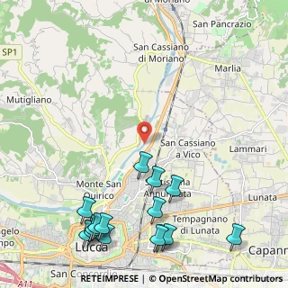 Mappa Valdottavo, 55100 Lucca LU, Italia (3.04067)