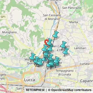 Mappa Valdottavo, 55100 Lucca LU, Italia (1.6525)