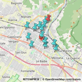 Mappa Via Giuseppe Silvestri, 59100 Prato PO, Italia (1.32571)
