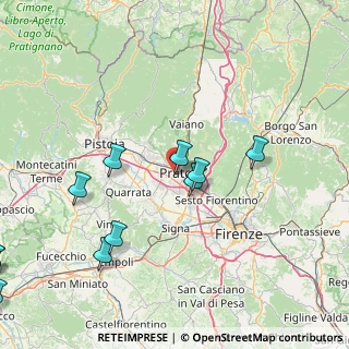 Mappa Via Giuseppe Silvestri, 59100 Prato PO, Italia (28.77333)