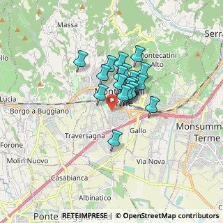 Mappa Via Dogali, 51016 Montecatini Terme PT, Italia (1.102)