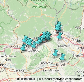 Mappa Via Dogali, 51016 Montecatini Terme PT, Italia (9.82389)