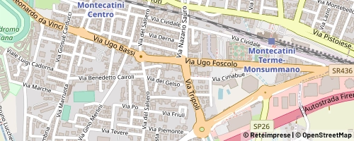 Mappa Montecatini Terme