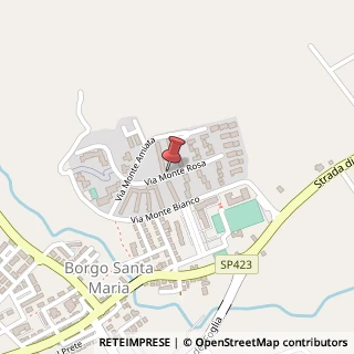 Mappa Via Monte Rosa, 29, 61122 Pesaro, Pesaro e Urbino (Marche)