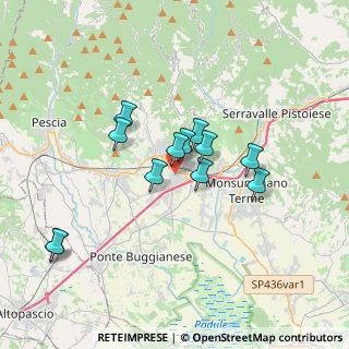Mappa Via Ariosto, 51016 Montecatini Terme PT, Italia (3.04417)