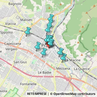Mappa Via Pallacorda, 59100 Prato PO, Italia (1.02857)