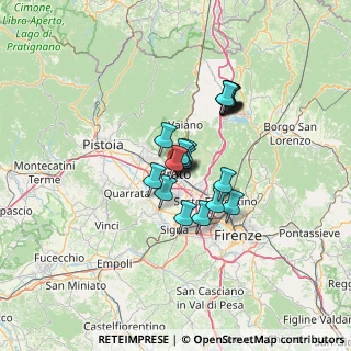 Mappa Via Pallacorda, 59100 Prato PO, Italia (9.4885)
