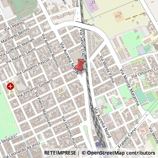 Mappa Via Aurelia Nord, 22, 55049 Viareggio, Lucca (Toscana)