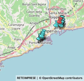 Mappa Piazza Giribaldi e Deri, 18100 Imperia IM, Italia (1.4375)