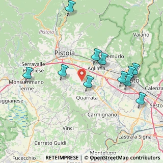 Mappa Via della Magona, 51039 Pistoia PT, Italia (8.65273)
